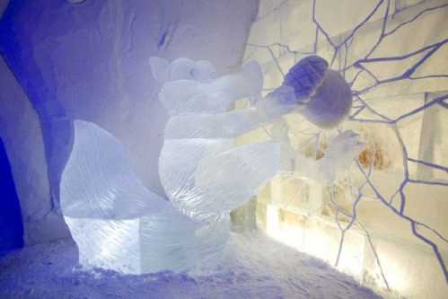 cartoon themed ice hotel in finland 10