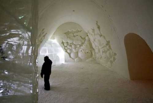 cartoon themed ice hotel in finland 5